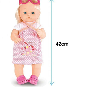 عروسک وارم بیبی Warm Baby RT05078-1 مدل آرایشگاهی پرتی هیر ارتفاع 42 سانتی متر-اسباب بازی